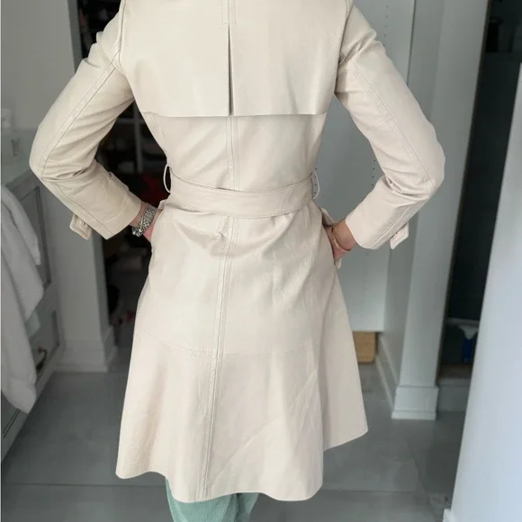 Kate Spade Cream Trench Coat - Picture 10 of 11